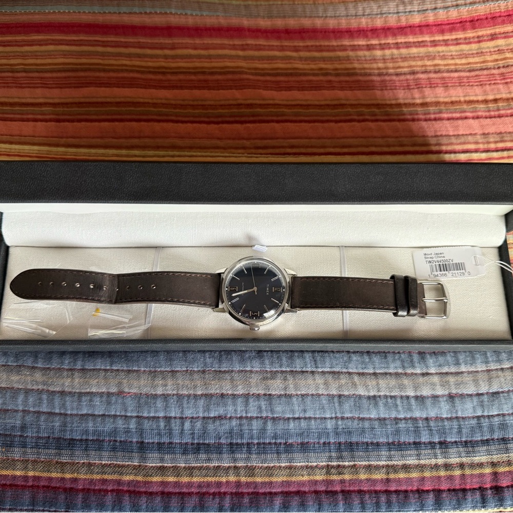 Men’s Timex Marlin Automatic Brown Leather Strap